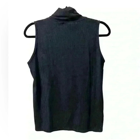 🟣Milan Kiss Ribbed Turtleneck Tank – Size XL - Picture 2 of 5